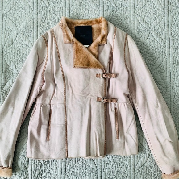 FENDI Shearling Coat - Picture 2 of 8